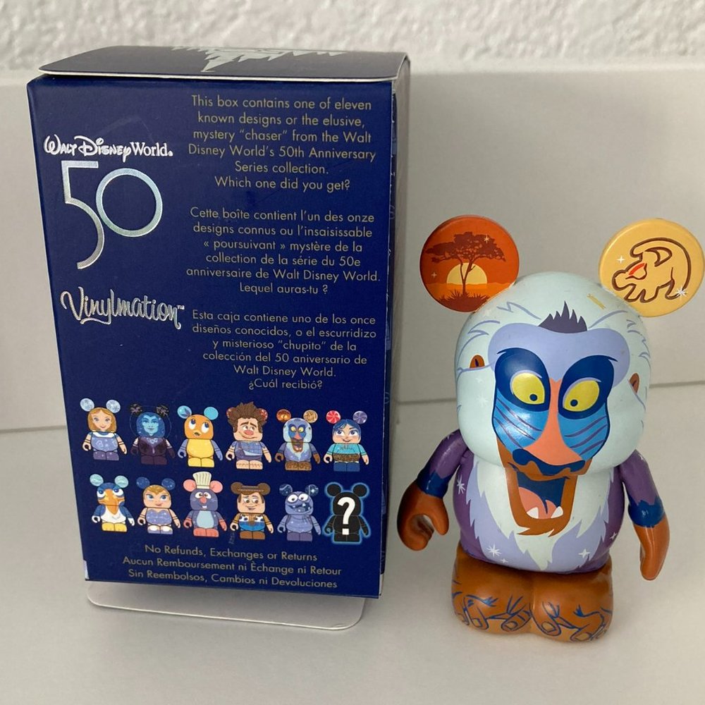 Walt Disney World 50th Anniversary Vinylmation Rakifi The Lion King Like NEW!